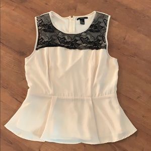 Forever 21 peplum top